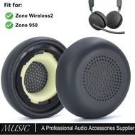 Replacement Earpads for logitech Zone 950/Zone Wireless 2 Headset(Do Not fit Zone Wireless/Zone 900/