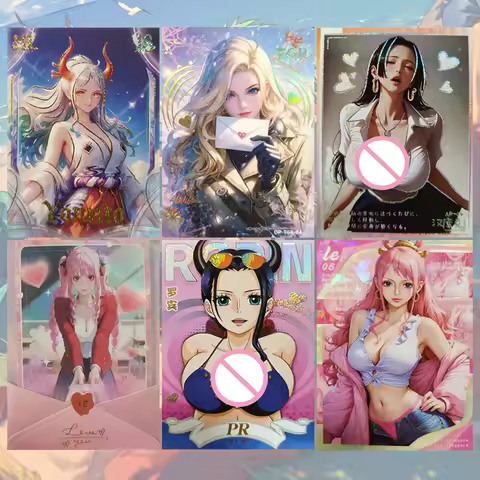 Anime One Piece Perona Nami Yamato Boa Hancock Nico Robin Uta Collectible Cards Christmas Birthday G