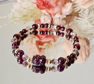 紅羽之韻-美品紫牙烏貔貅款/紫牙烏紅石榴//超七毒液/豐盛/海底輪