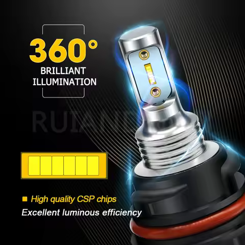 2Pcs PH11 9014 HS5 LED Headlight Bulb Hight Low Beam DC10-30V 12V 24V 6000K For YAMAHA SUZUKI HONDA.