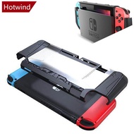 HOTWIND Slim Dockable Case Shell for Nintendo Switch TPU Grip Protective Hard Cover Case For NS Swit