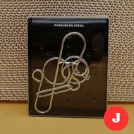 METAL WIRE PUZZLE BRAIN TEASER HARD LEVEL mainan logika mind game toy anak dewasa