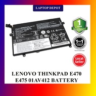 Lenovo Thinkpad E470 E470C E475 01AV412 SB10K97569 11.1V 45Wh Original Replacement Battery