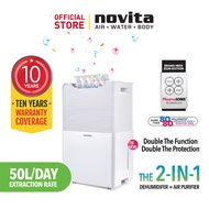 novita Dehumidifier + Air Purifier The 2-In-1 ND50+ with 10 Years Warranty