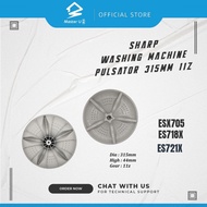 SHARP WASHING MACHINE PULSATOR - 315MM - ESX705 / ES718X / ES721X