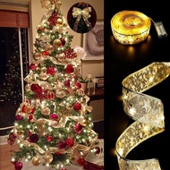 【Free LED】Foldable Mini Christmas Tree 4FT/5FT/6FT/7FT/8FT Pine Cones Christmas tree decorations set