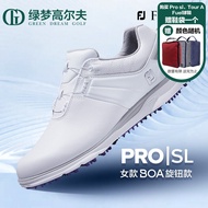 FootJoy Golf Shoe Women's FJ Women's Shoes Pro SL Nail-Free Knob Genuine Leather Golf Sports Shoes