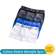 Celana Dalam Munafie Isi 5 PCS -  boxer pria paket 5 pcs - munafie pria original asli - daleman pria