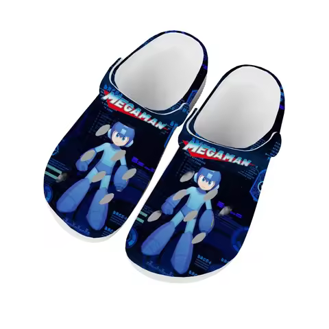 Megaman Sandals Men Women Teenager Fashion Water Shoes Popular Games Garden Breathable Comfort Beach