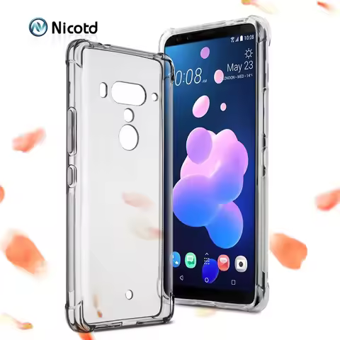 Air Cushion Shockproof Case For HTC U12 Plus Life u11 Eyes Desire 12s Silicone Phone Back Cover For