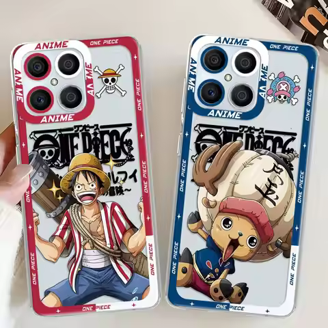 Clear Phone Cover Case for Honor X9a X9b X7b 90 Lite X8b X8a X8 One Piece Cool Luffy