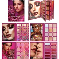 Four-Layer Beauty Eyeshadow 71-Color All-in-One Palette High Gloss Repairing Lipstick Stage Makeup E