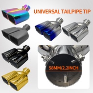 Car Exhaust Pipe Suitable for New Saio New Fit Fox Yuexiang Stainless Steel Color Muffler Tail Throa