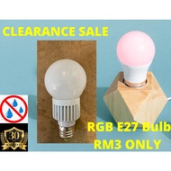 Hot Item RGB Led Colour Bulb Mentol Raya E27