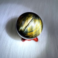 藍黃虎眼石球 | 水晶 | 水晶球 | 水晶擺件