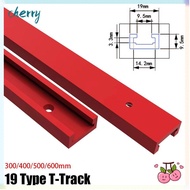 CHERRY 1Pcs T-Track, Aluminium Alloy 300-600mm T-Slot Track, Slide Guide Rail T Slider Fixture Slot 
