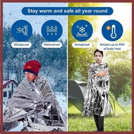 [DT] 5/10Pcs 130X210CM Outdoor Emergency Survival nket Waterproof First Aid Rescue Curtain Foil Ther