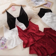 Sx1027 silk satin pajamas - home pajamas - camluu99