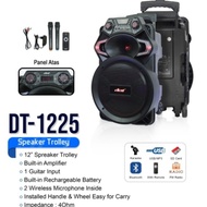 SPEAKER PORTABLE DAT 12 INCH DT 1225 DAT DT 1225 BLUETOOTH