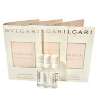 Omnia Crystalline Sample EDT 1.5 ml / 0.05 Fl Oz Women Perfume (Pack of 3) Bvlgari Omnia Crystalline