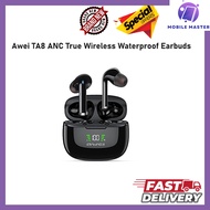 Awei TA8 ANC True Wireless Waterproof Earbuds With Noise Cancelling And 7 Hours Playtime - Black