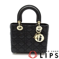 Dior Lady Dior MY ABC DIOR 手袋 M0538OCAL 羊皮女士手提包

黑色 [二手]