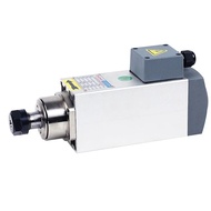 9J6F Powerful Square Cnc Spindle Chuzhou ER20 12000Rpm Cnc Air Cooled Spindle 1.1Kw Cnc Spindle Moto