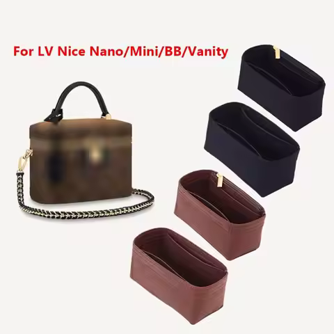Felt Handbag Insert Bag Bag Support Storage Purse Liner Organization Portable Bag Organiser for LV N