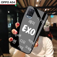 OPPO A54 - Softcase Glass Kaca - EXO - S31 - Casing Hp - OPPO A54 - Pelindung hp-Case Handphone - SoftCase Oppo A54 -