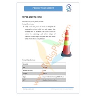 Super Big Traffic Cone (MOQ 2 units) - 1000mm Height (price is 2 units) from www.ByBigPlus.com