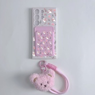 Cute Butterfly Cat Shockproof Cases S25 plus Casing For Samsung A23 A24 A25 a55 s22 s22plus ultra Ca