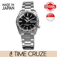 [Time Cruze] Seiko 5 SNKE01J1 Automatic 21 Jewels Japan Made Black Dial Men Watch SNKE01 SNKE01J