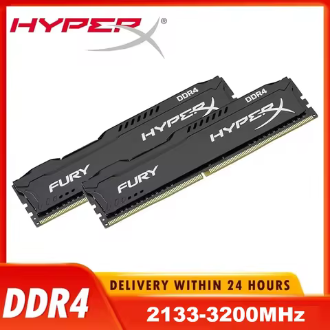 Original HyperX Fury DDR4 Memory RAM 4GB 8GB 16GB DDR4 Desktop Memoria 3200MHz 2666MHz 2400MHz 2133 