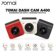 Dashcam 70mai A400 1440P Quad HD+ Dash Cam - Ivory 145° Recording - 2" Display Screen - Night vision