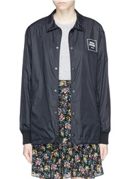 OPENING CEREMONY LOGO PRINT NYLON COACH JACKET