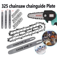 325 16"/18"/20"Inch Heavy Duty Chain and Chainsaw guide plate For Chainsaw Replacement Chain Saw Eas