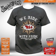 KATUN Enginewear Short sleeve T-shirt BSA motorcycles We Ride With Pride bikers brotherhood motor en