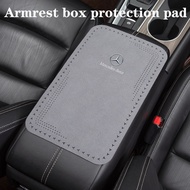 Anti-slip protection pad for car central control armrest box for Mercedes-Benz AMG A B C E G W S Cla