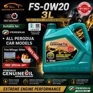 ORI SIRIM🔥 PERODUA FULLY 0W20 3.5L BEZZA AXIA MYVI ALZA ARUZ ATIVA 0W-20 ENGINE OIL SYNTHETIC 0W 20 