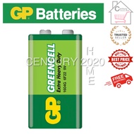 GP Greencell 9V Block 1604G 6F22 6LR61 Extra Heavy Duty Battery 1 PCS