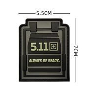 Outdoor 3D PVC Tactical Military PATCHES 511 Badges Soft Rubber Beautifully Creative Backpacks Acces