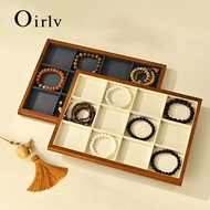 Doboni Solid Wood Jewelry Tray Jewelry Wenwan Storage Tray Display Tray Bracelet Walnut Jewelry Stor