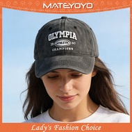 MATEYOYO Baseball Cap Men Women Embroidery Cap Retro Baseball Cap Casual Baseball Cap Breathable Cap