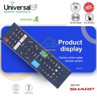 rb5 REMOTE SHARP AQUOS SMART TV / ANDROID TV NETFLIX YOUTUBE