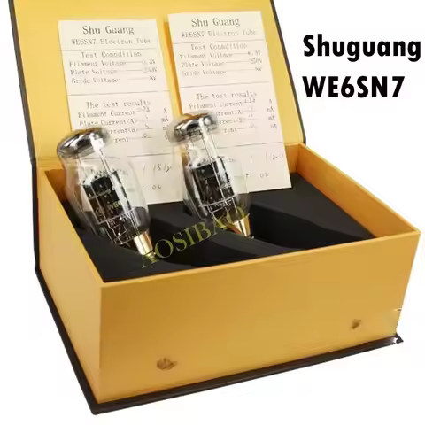 Shuguang WE6SN7 6SN7 Vacuum Tube Valve Upgrade CV181 6H8C 6N8P 6SN7 Electronic Tube DIY Audio Amplif