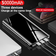 50000mAh power bank fast charging Digital LED Display 3 USB Output Portable External Battery Charger