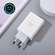 Original Infinix 45W 120W MAX Super Fast Charging Power Adapter With 6A USB A to Type C Cable For In