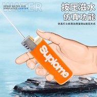 Stok Sedia Ada Prank Water-Shooting Fake Lighter Prank Squirt Gun Fake Lighter Water Gun恶搞水枪打火机