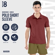 Prime8 x 888.co Aerofit Polo Shortsleeve Microfiber Dryfit Tshirt Jersey Sport Baju T Shirt Men Wome