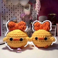 GANTUNGAN Amigurumi Tiny Chick Knitted Doll || Plushie Baby Chick || Chennile Yarn Knitting Doll for
